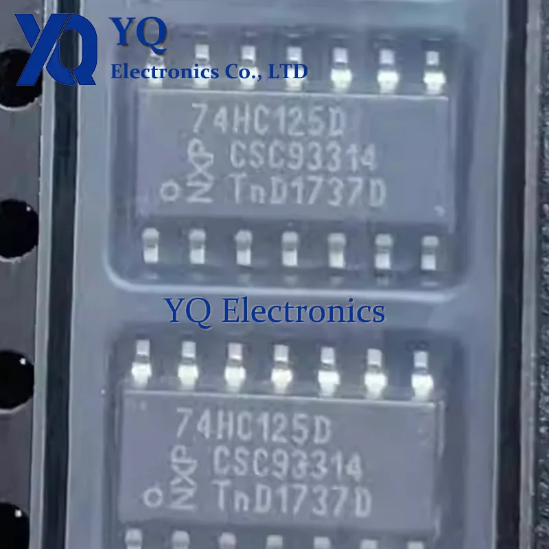 10PCS/lot New OriginaI 74HC125D 74HC125 Buffer/Line Driver SOP14 SMT