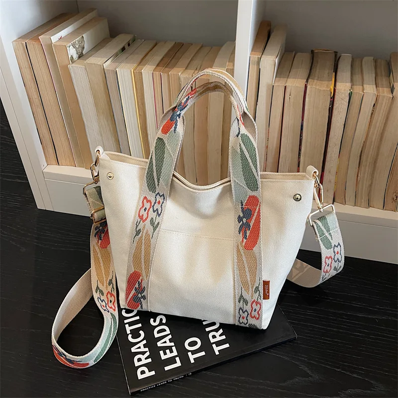 

Новые женские сумки через плечо: вместительные холщовые сумки-тоут, легкие и простые, модные и универсальные сумки на плечо