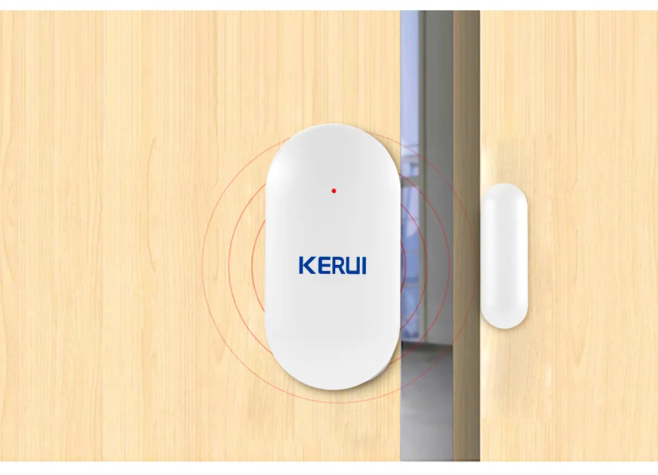 Imagem -02 - Kerui-home Sistema de Alarme de Segurança Kit de Alarme sem Fio Sensor de Movimento Conexão de Sirene Gsm W202