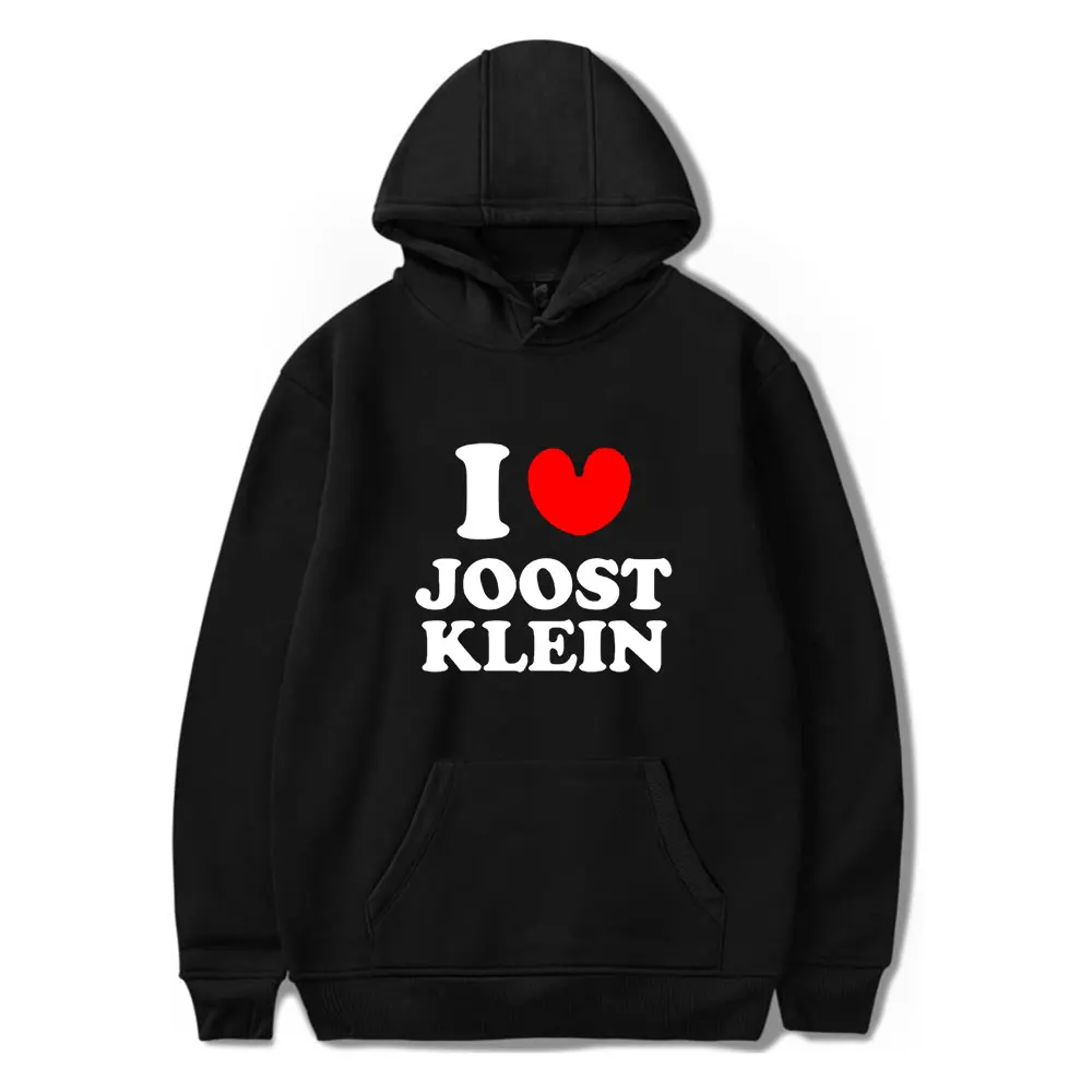 I Love Joost Klein Merch Hoodies Unisex Hooded Sweatshirt Casual Clothing