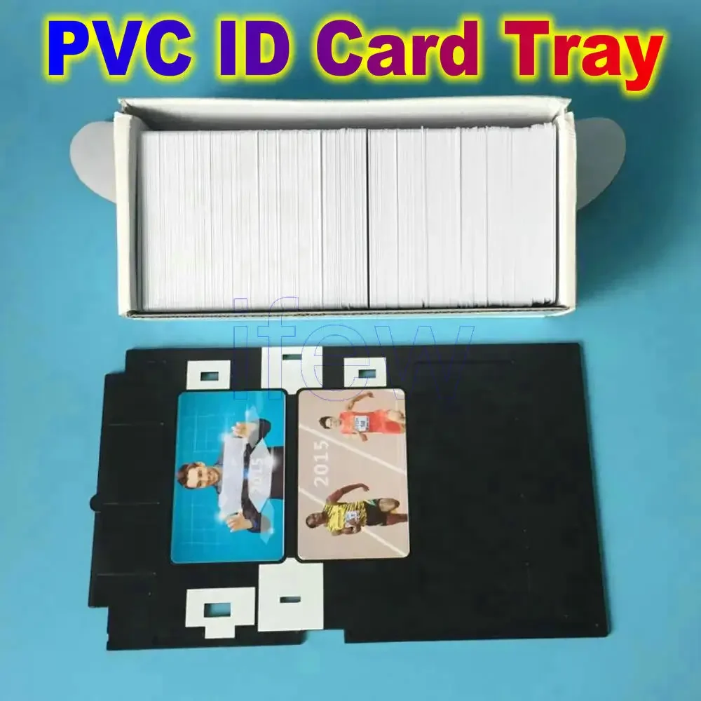 Printing PVC ID Card Trays Plastic Cards Tray Board For Epson L800 L801 L805 L810 L850 TX720 PX660 T60 A50 P50 T50 Card PVC Tray