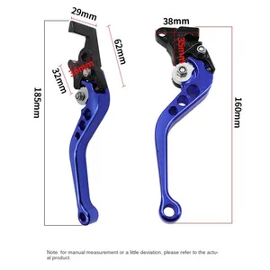 Motorcycle brake handle, CNC modification, clutch drum brake lever, adjustable handlebar set, modified parts 10 Main Sales Brakes - №5