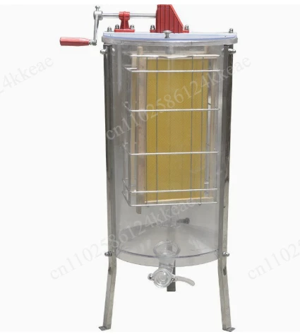 220V/110V Electric Honey Extractor | 12/24 Frame Auto Reversible with Honeycomb Design