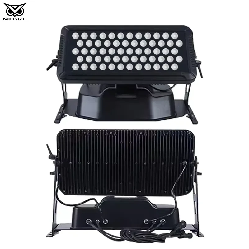Waterproof Outdoor IP65 60x10W RGBW 4in1 DMX City Color LED Wall Washer Light for Bridge Hotel Garden