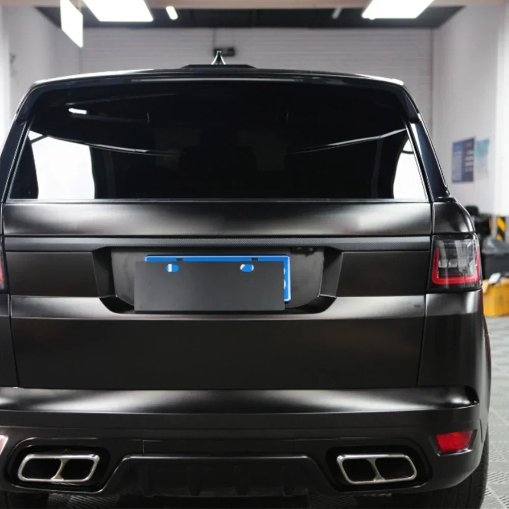

0.5m Wide Matte Metallic Black Car Sticker Color Change Vinyl Film PET Bubble Free Wrapping Film Car Self Adhesive Decals