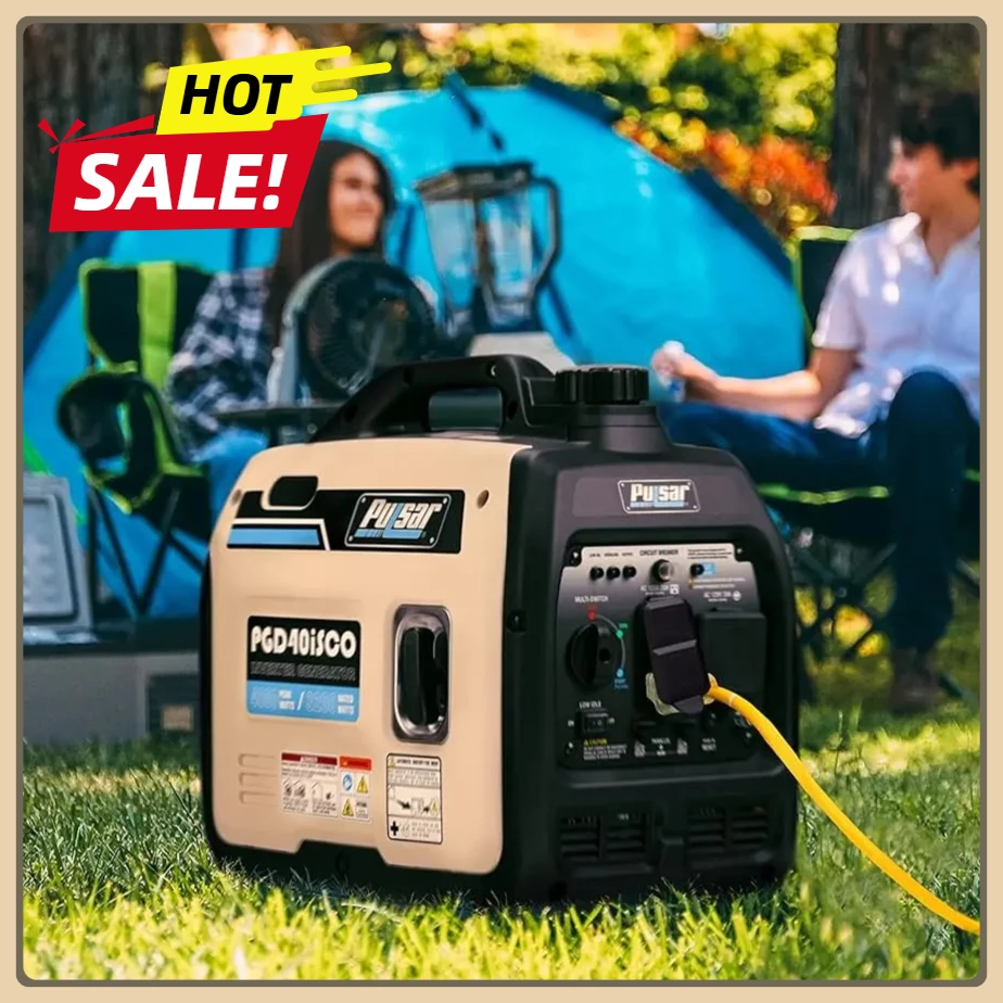 

Ultra Light Quiet Portable Gas Inverter Generator 4000W PGD40ISCO
