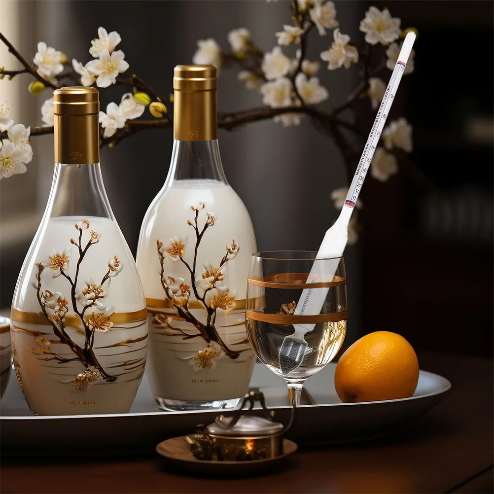 

2 шт., тестер алкоголя с двойной шкалой, ареометр 0-100, высокоточный измеритель концентрации алкоголя для вина, пива, ликера, домашнего пивоварения