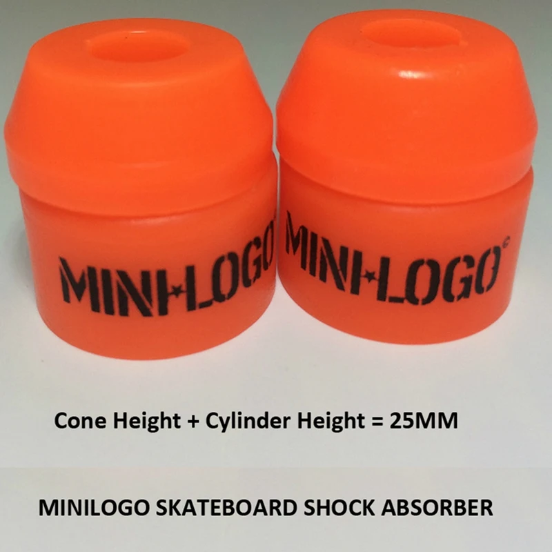 Minilogo Skateboard Shock Absorber 94A Rebound Polyurethane Pad Skate Board Accessories Skating Deck Truck Steering Pad