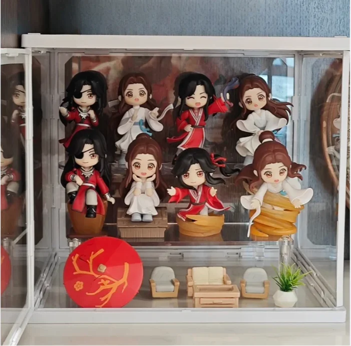 

Tian Guan Ci Fu Figures Anime Blind Box Meet You Series Xielian Huacheng Action Figure Collectible Mysterious Box Children Gifts