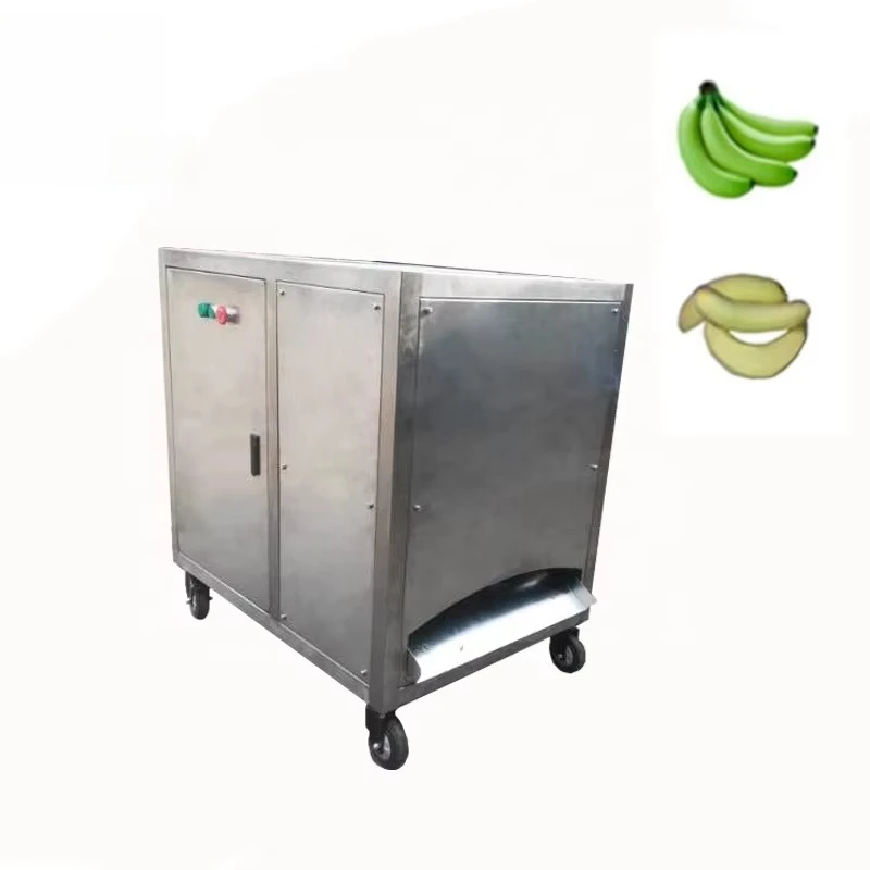 Customized 300kg Industrial Stainless Steel Green Banana Raw Banana Peeling Machine Green Plantain Peeler for Fruit Machine