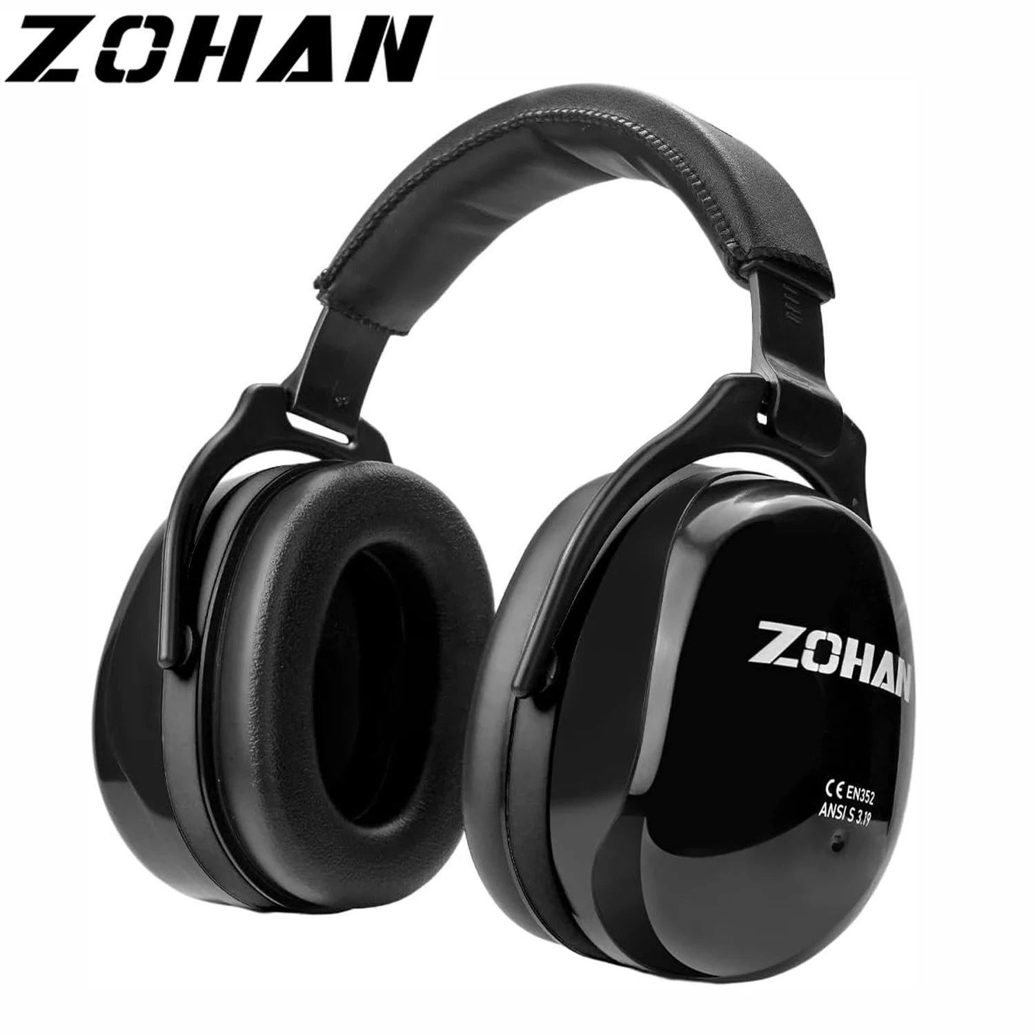 ZOHAN-Hearing Protector Passive Earmuffs High Noise Reducing Ear Covers Defenders for Autism, Headset Shooting, Headphone28dB