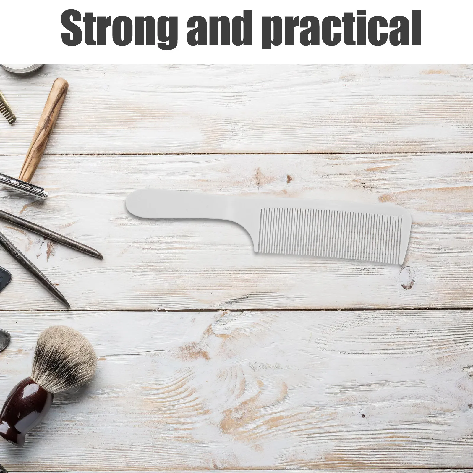 

Набор из 6 профессиональных парикмахерских расчесок-лопаток черно-белого цвета с эргономичной ручкой для салонов красоты и укладки волос