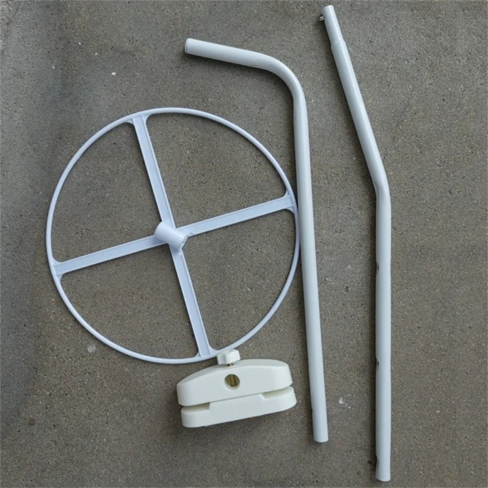 Mosquito Net Accessories Iron Mosquito Net Stand White Round Bed Net Holder Stand Durable Canopy Holder Rack Baby Room