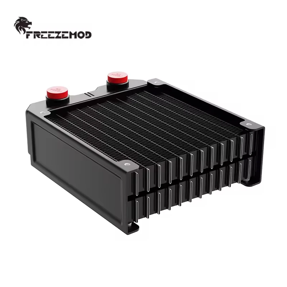 FREEZEMOD 120mm Radiator 45mm Thick Double-Layer Aluminum 12CM Fan Heat Sink Row 5 Holes PC Water Cooling Twolayer ROHS SR-120SL