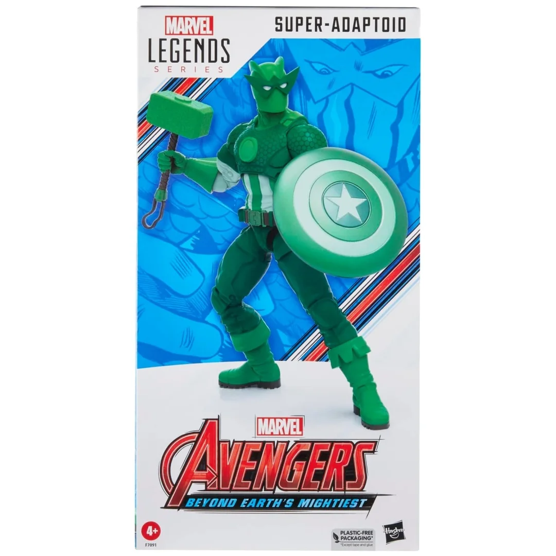 

Hasbro Marvel Legends Series Мстители 60-летие гигантского размера-супер-адаптоидная 12-дюймовая фигурка игрушка в подарок F7091