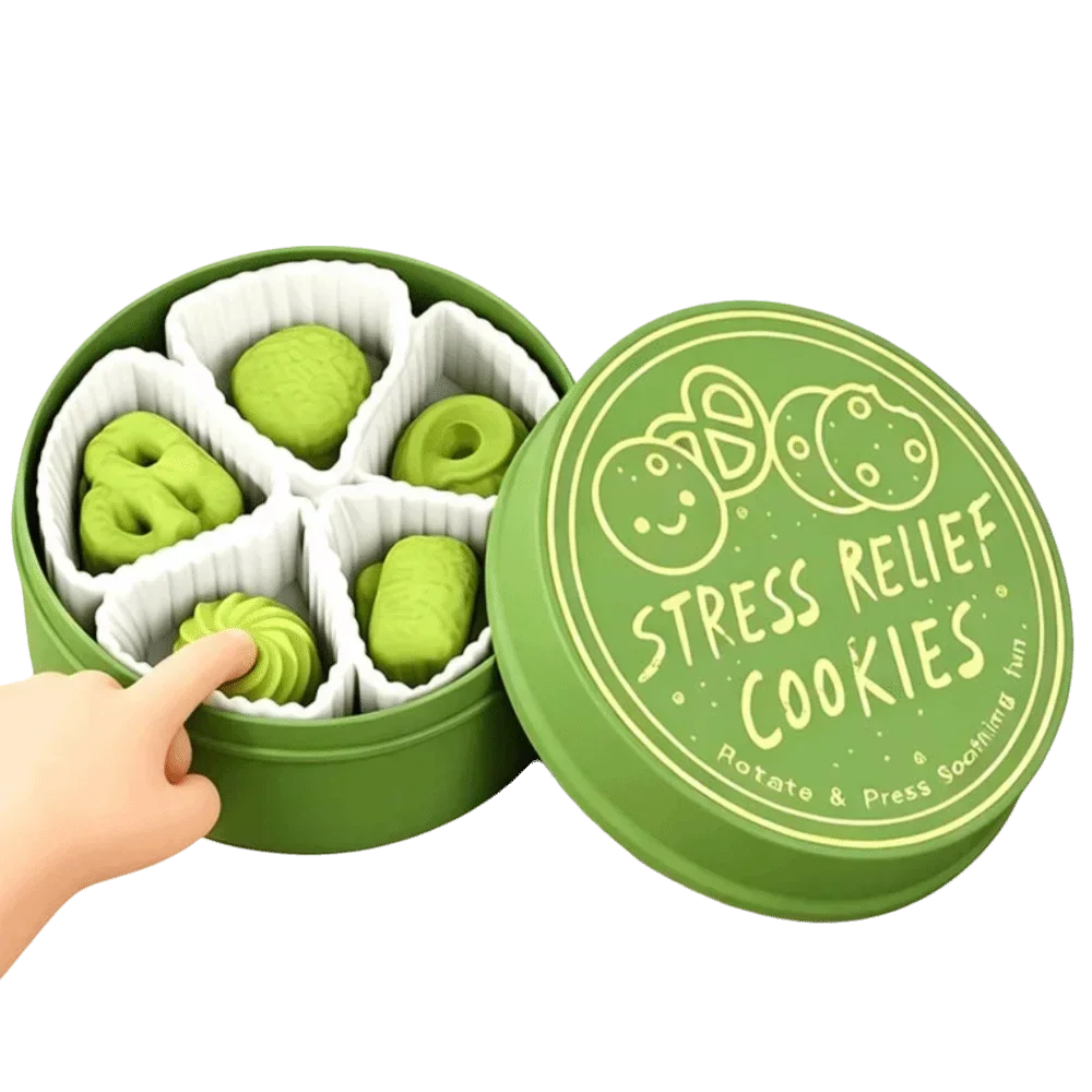Finger button simulation baozi set Rotating button cover clicker fingertip pressure dumpling keyboard clicker toy button