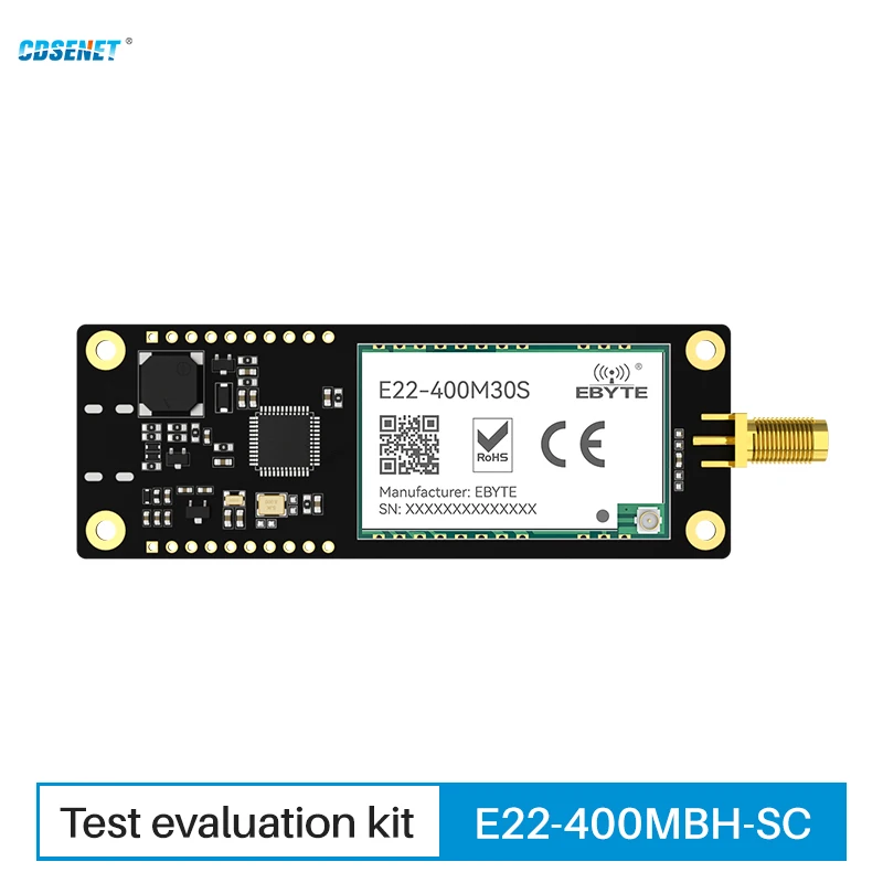 

433M 30dbm Lora Беспроводная испытательная плата для автономной разработки CDSENET E22-400MBH-SC Кнопка управления OLED RF-трансивер дальнего действия