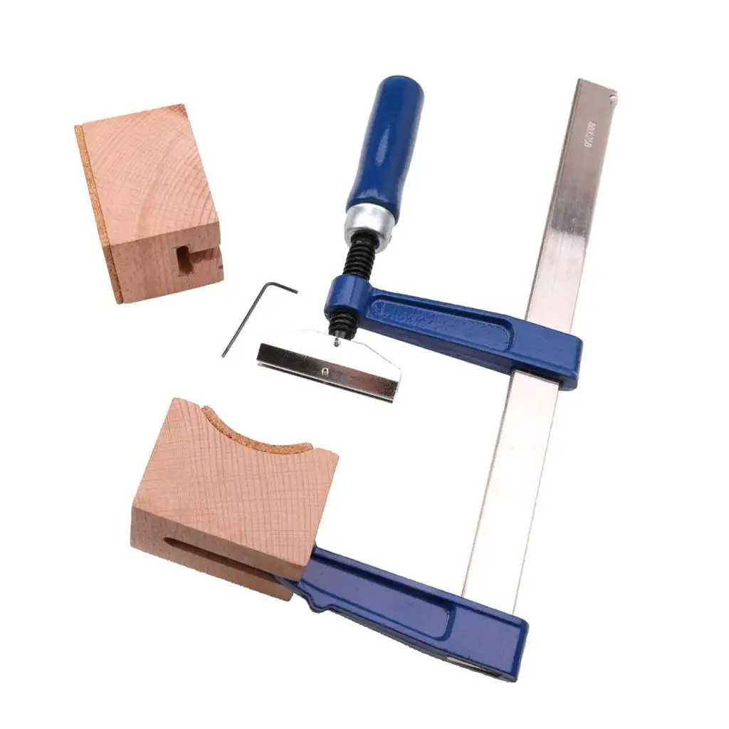 Fret Press Tool Kit Fret Insert Luthier Press Tool & 2 Wooden Soundhole Cauls for Guitar Bass