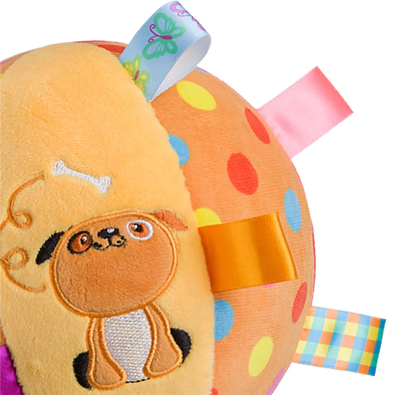 MAKE-Plush Handle Interactive Ball Dog For Aggressive Chewing Training, Bite Sound Resistance, Stress Relief