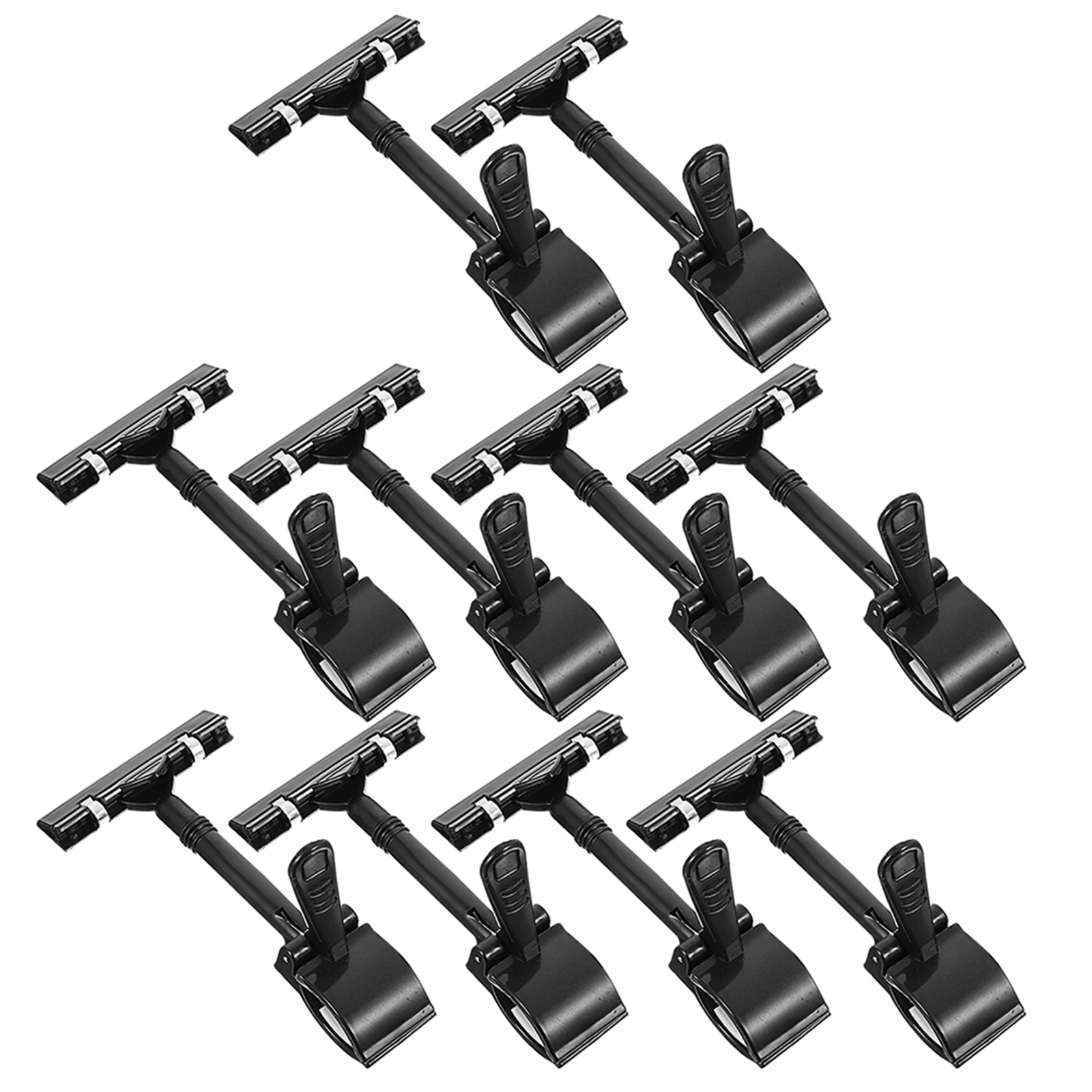 

10pcs Price Tag Adjustable Sign Holder Clips Merchandise Label Display Clips Shop Supermarket Advertising Signs Light Weight