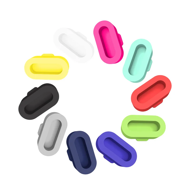 10pcs/Lot Silicone Dustproof Protective Plugs Caps For Garmin Swim 2 Instinct 2/2S Enduro Venu Smart Watch Anti-Dust Protectors