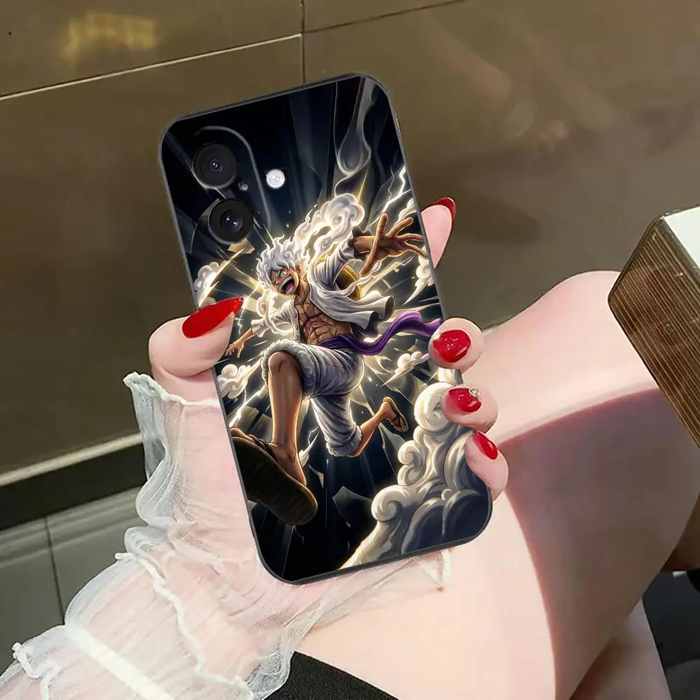 Phone Case For iphone Apple 17 17E AIR 16E 16 15 14 8 7 Plus 13 12 11 XR Pro Max SE4 Case Funda Cover Gear 5 Luffy O-One P-Piece