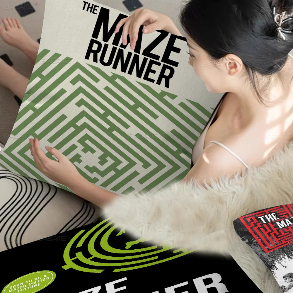 

Movie Series The Maze Runner Personalized Pillow Cover Kids Bedroom Wild Party Decor Pillowcase Kid Birthday Shower Gift