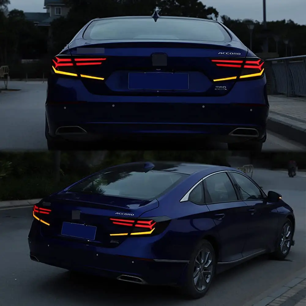 LED Taillights For Honda Accord 2018 2019 2020 Rear Tail Lamp Look Like Lamborghini Car Accessories