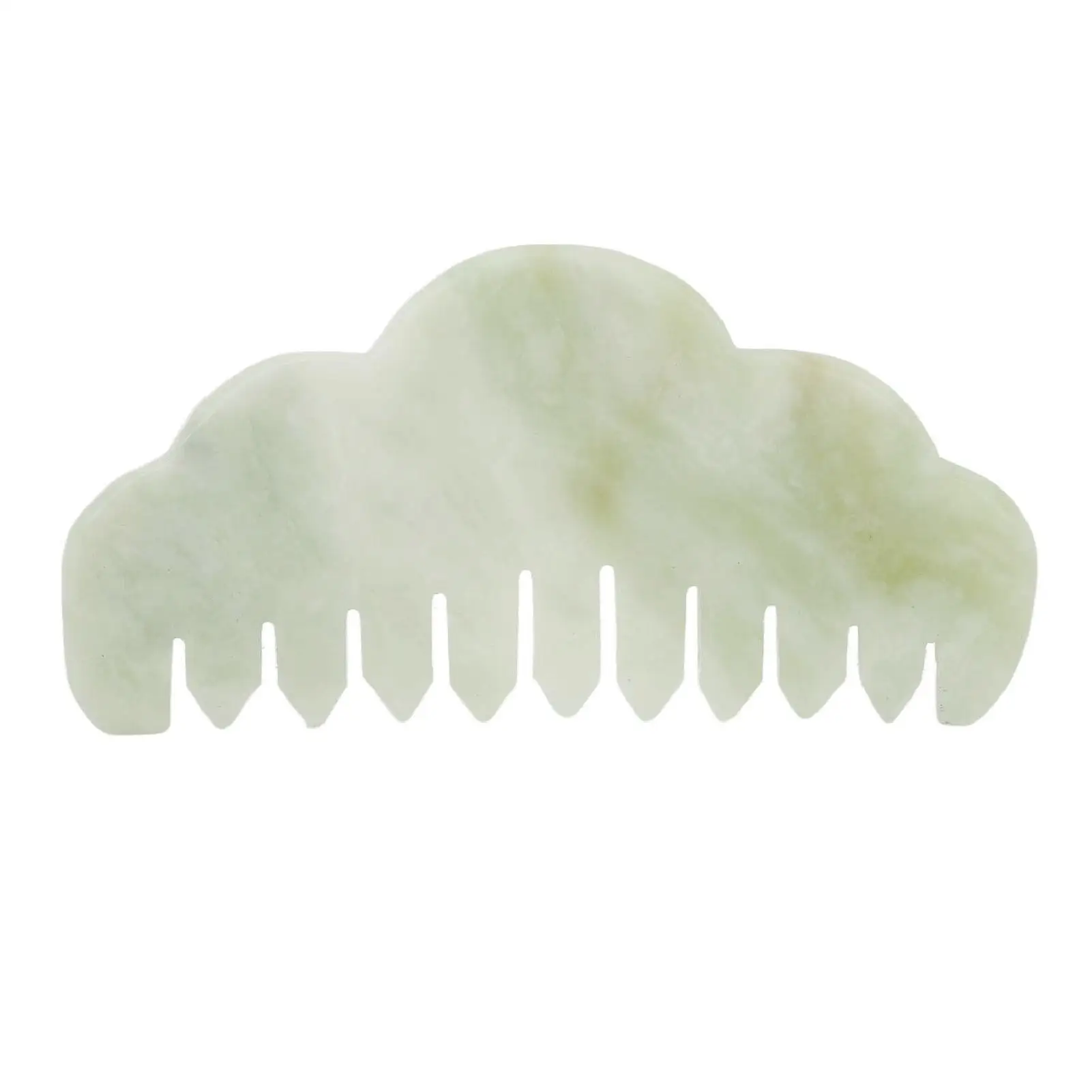 

Jade Stone Massage Comb - Therapeutic Hair & Scalp Massager for Muscle Relaxation | Perfect for home & Travel