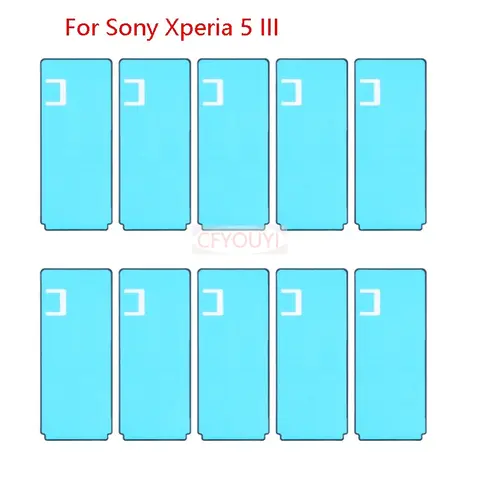 1 ~ 10 stuks Terug Behuizing Cover Lijm Voor Sony Xperia 5 III Behuizing Batterij Achterdeur Sticker Lijm