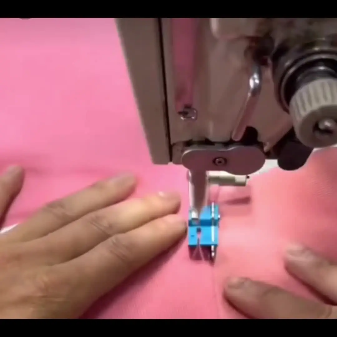 5 قطع من البلاستيك المسطح للسيارة SP-18 خط ضغط حافة التوقف الأيسر والأيمن أكسفورد مع قدم ضغط السكين باللون الأزرق