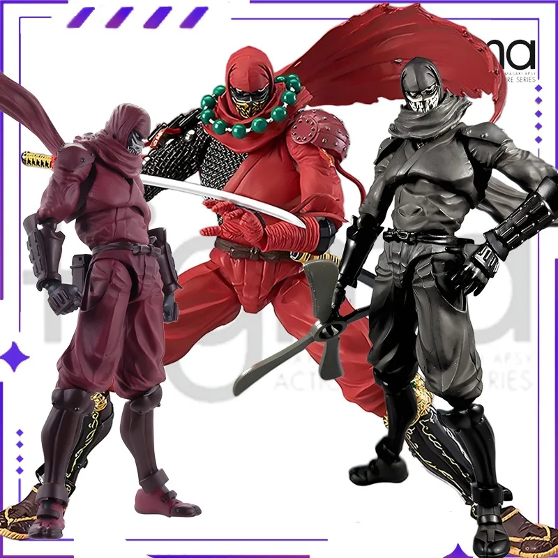 New Stock Genuine Max Original Figma Ninja Clothing Department Half Anime Movable Model Toy CollectiblesGiftDecorations for Boys
