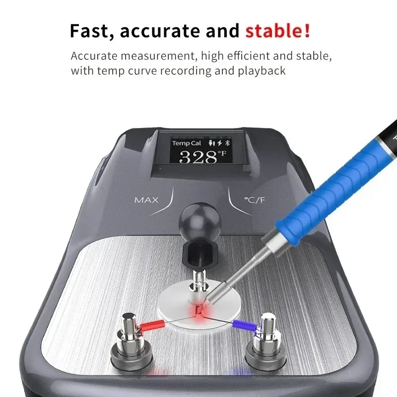 JCID Aixun DT01 Aigital Thermometer iron Soldering Station Rework Station Curve Recording Temperature Automatic Calibration Tool