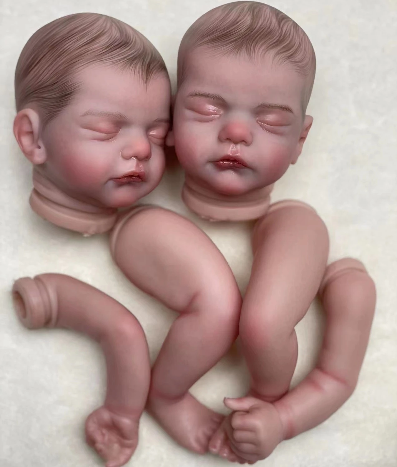 45cm Artist Oil Painted Sam Reborn Doll Kits Lifelike Real Kit Reborn Acessórios Para Peças De Bebê Em Boneca Renascidos