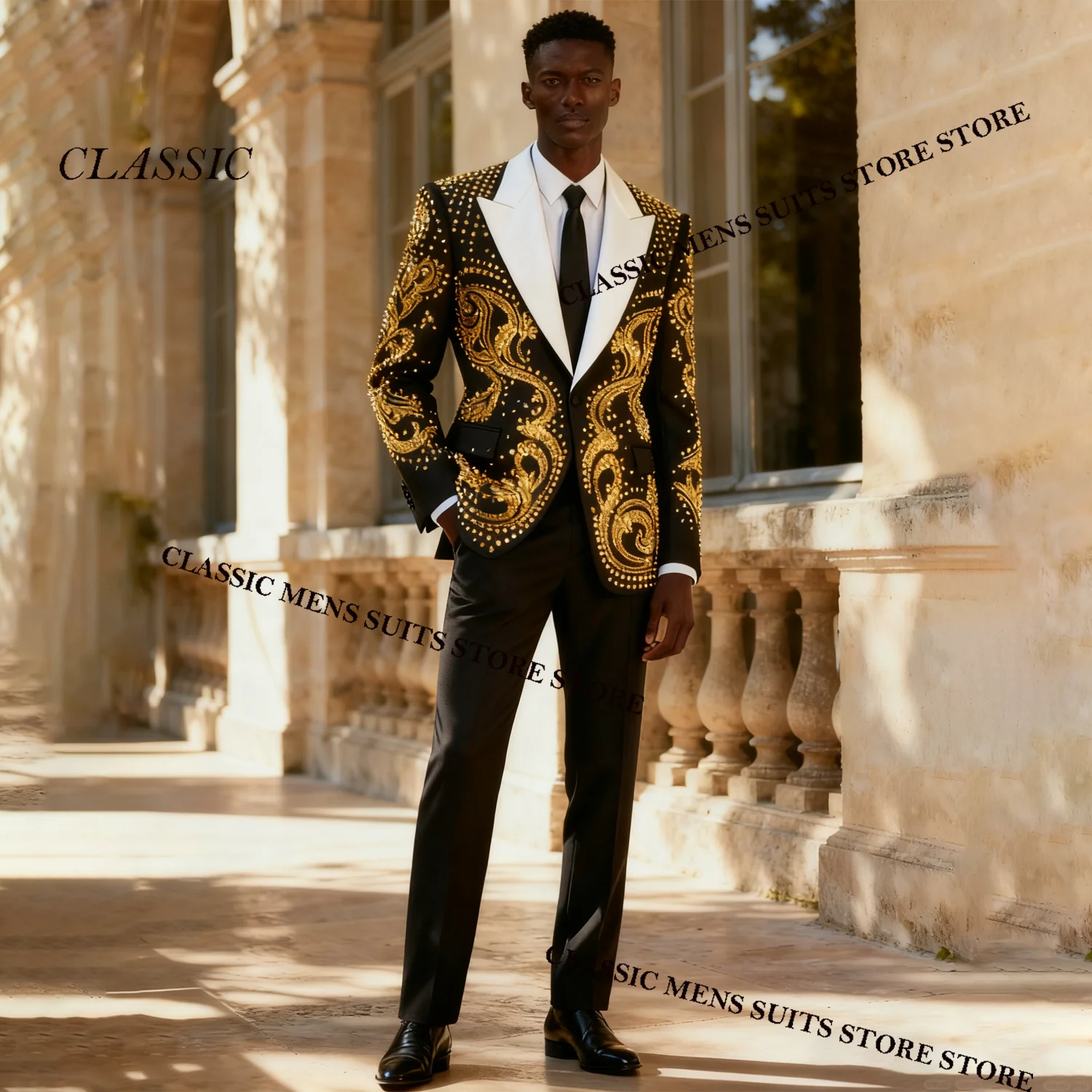 

Элегантный дизайн по индивидуальному заказу, драгоценные камни, кристаллы и бриллианты, мужские костюмы, комплект из 2 предметов, мужские пиджаки для жениха, тонкие смокинги для свадебной вечеринки, Ropa hombre