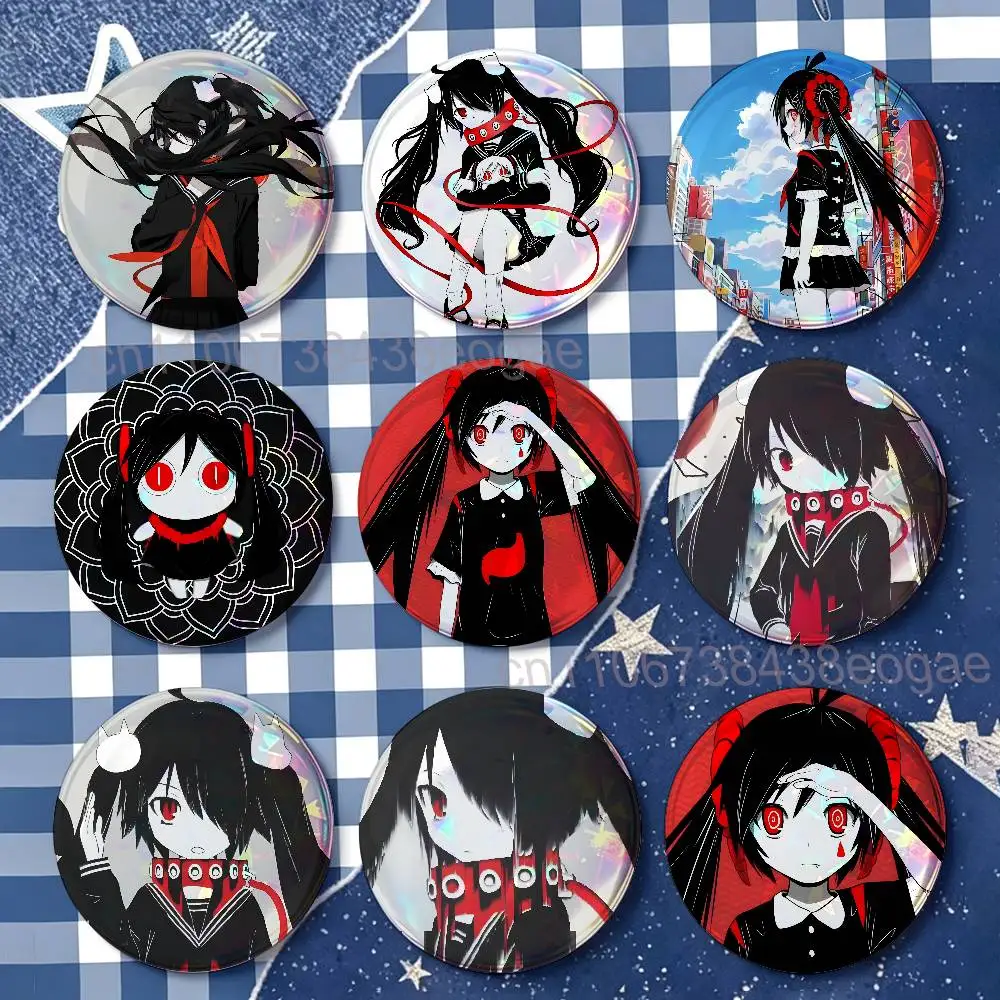 P-PinocchioP Badges Round Nijigen Otaku Culture IP peripheral products 58mm 44mm 32mm 75mm 25mm Mini