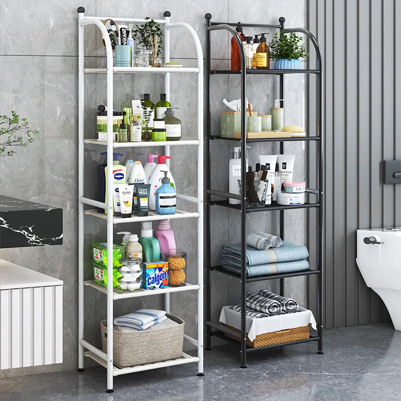 Storage rack, non perforated, washroom, toilet, washbasin, shower room, bathroom, floor to ceiling shelf