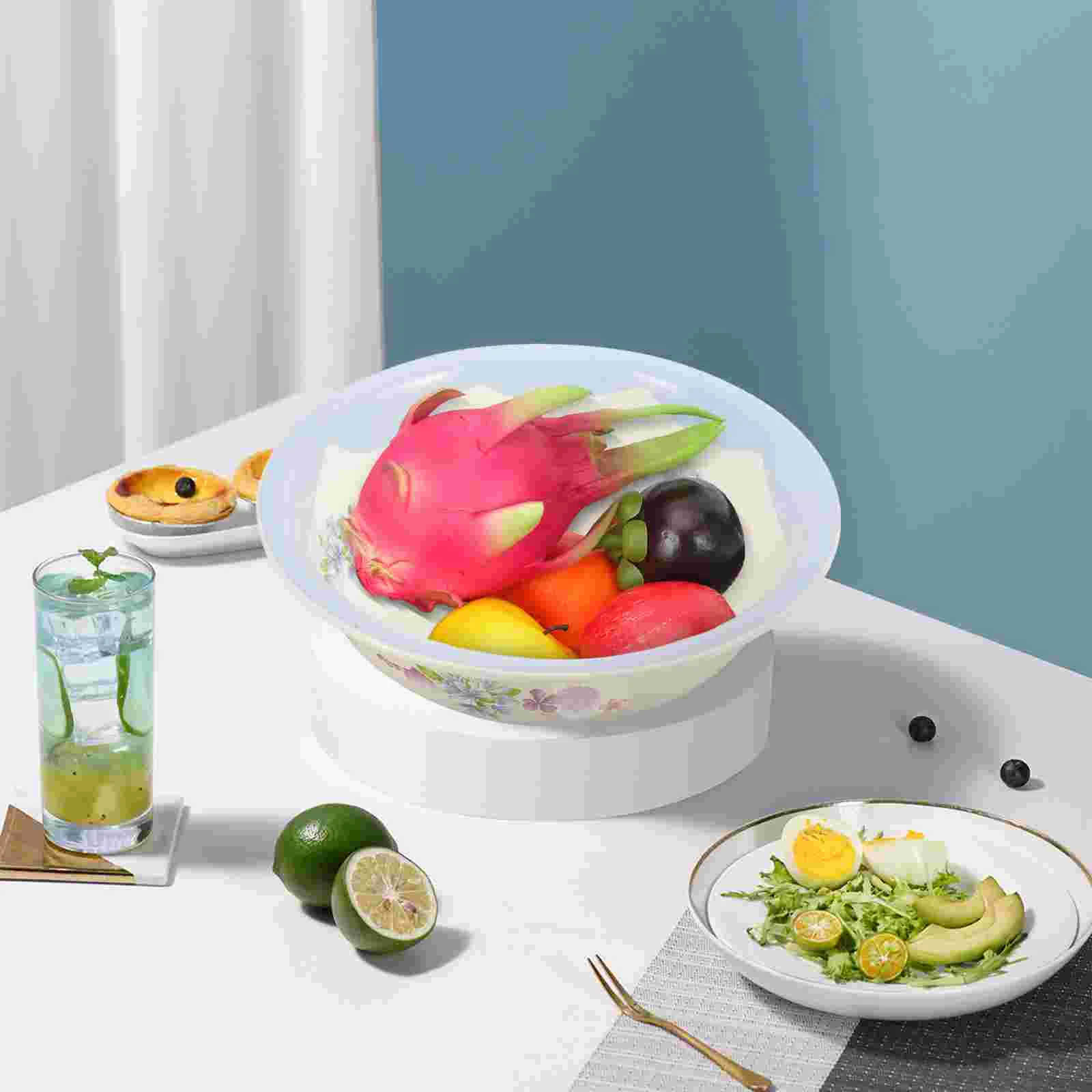 Enamel Basin Washbasin Thickened Laundry Vegetable (28cm Blue Rose Extra Thick) Dough Kneading Bowl Mixing