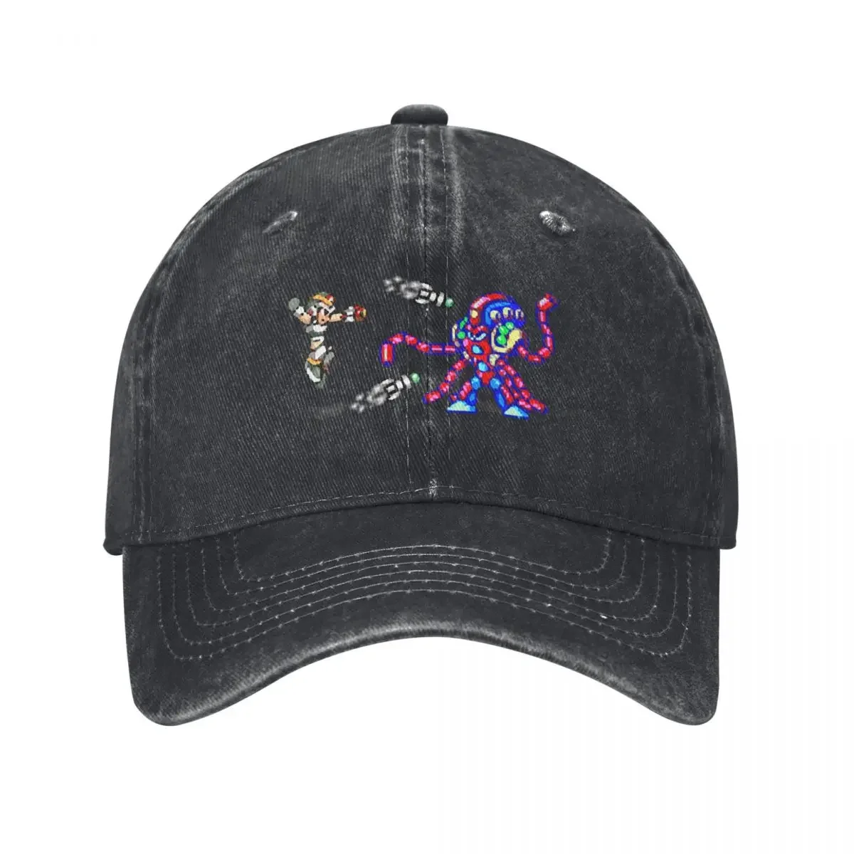 Mega Man X vs. Launch Octopus Baseball Cap Custom Cap Trucker Hat Hats For Men Women's