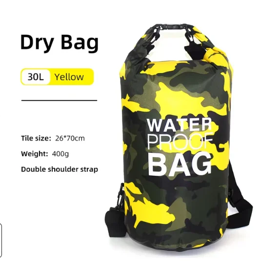 30L 15L Wasserdichte Trockenen Taschen Mit Nass Trennung Tasche Rucksack Für Kajakfahren Bootfahren Schwimmen Outdoor Sport Tasche XAZ9