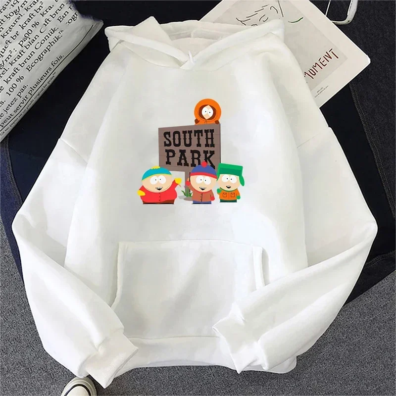 

Anime Southes Park Print Women Hoodie 20 Autumn and Winter Unisex Hooded Sweatshirt Fashion Casual Warm Pullover