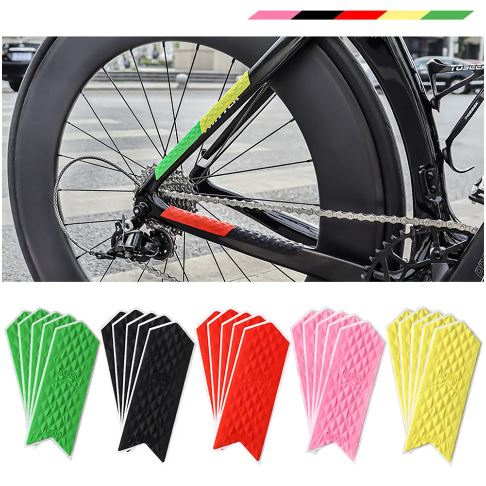 

5Pcs Bike Frame Protector Bike Frame Scratch-Resistant Sticker Chain Guard MTB Road Folding Bicycle Accessories