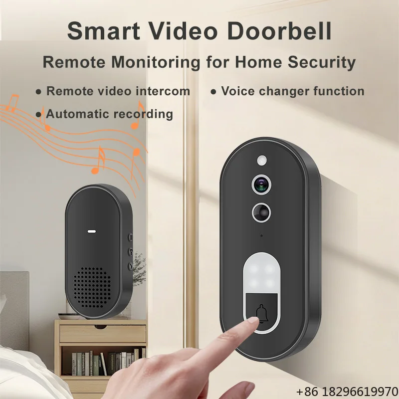 Wireless Home Security System 105dB Siren PIR Alert Infrared Sensor Anti-Theft Motion Detector Alarm Remote