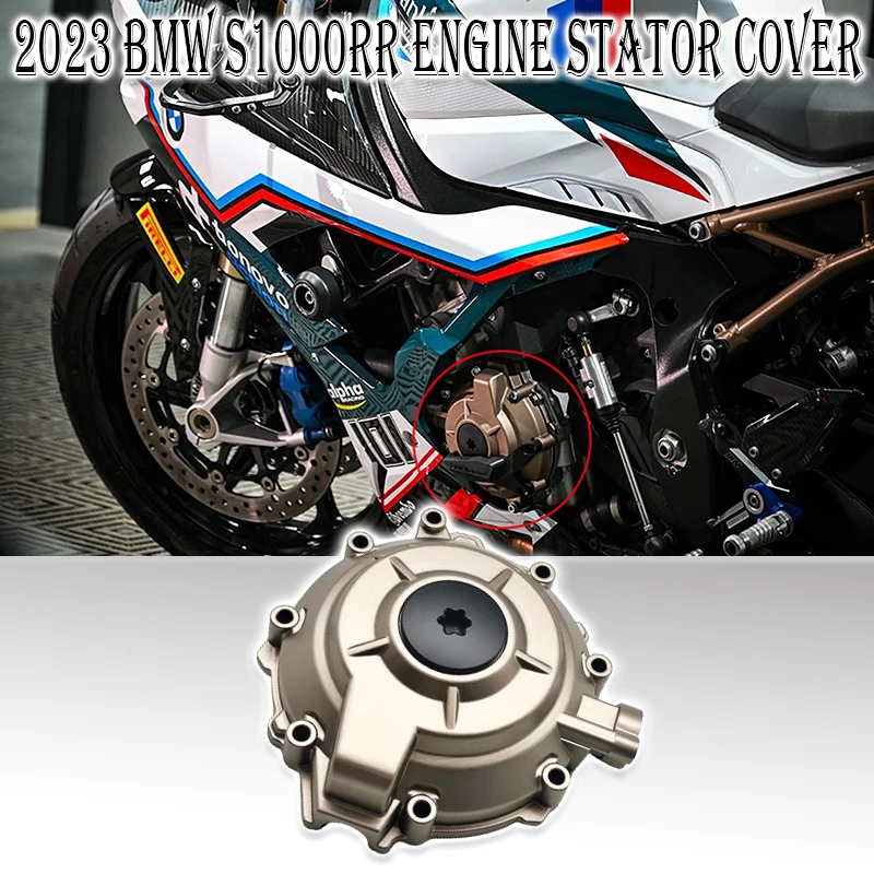 

New s1000rr Engine Stator Crank Case Cover For BMW S1000RR S1000 RR 2019 2020 S1000R 2021 2022 2023 2024 Motorcycle Accessories