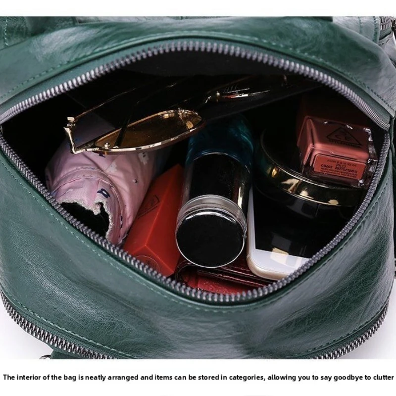 Multifunktionale Dreizweck-Explosion einfache modische Umhängetasche mit doppelter Schulter tragbare Mode-Damentasche