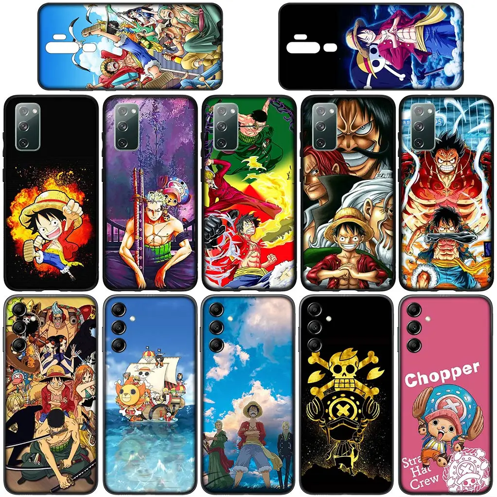 Tony Chopper One Luffys P-Pieces Cover Phone Case for Samsung Galaxy S24 S23 Fe Ultra Plus A05 A55 A35 A24 A25 A15 M55 Coque