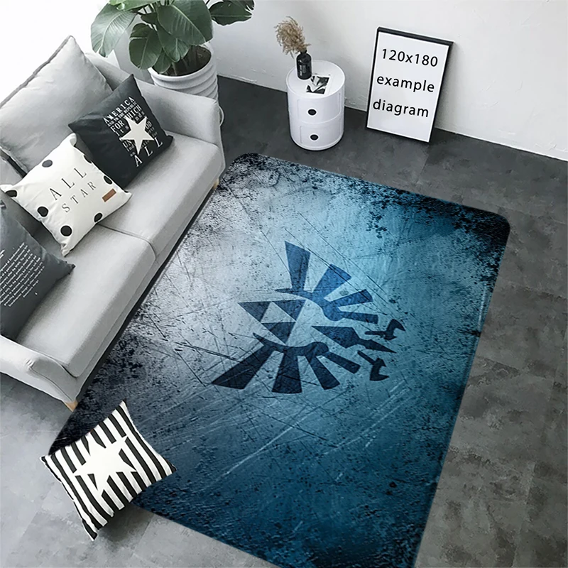 Bedside Carpets Zeldas Foot Rugs Entrance Doormat Kawaii Gaming Rug Floor Mats Carpet Anti Slip Mat Home Kitchen Hallway Decor