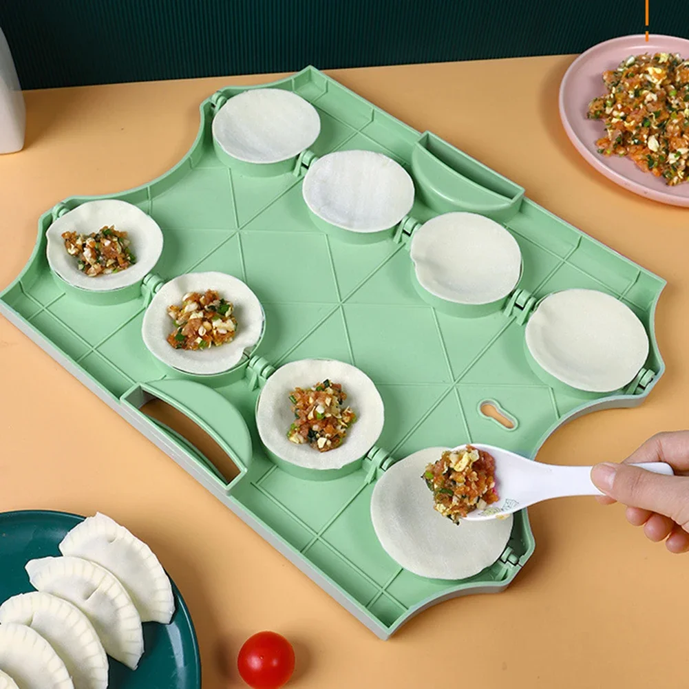 Automatic Dumpling Press Template Reusable Press Dumpling Skin Stencil Kitchen Cooking Tool