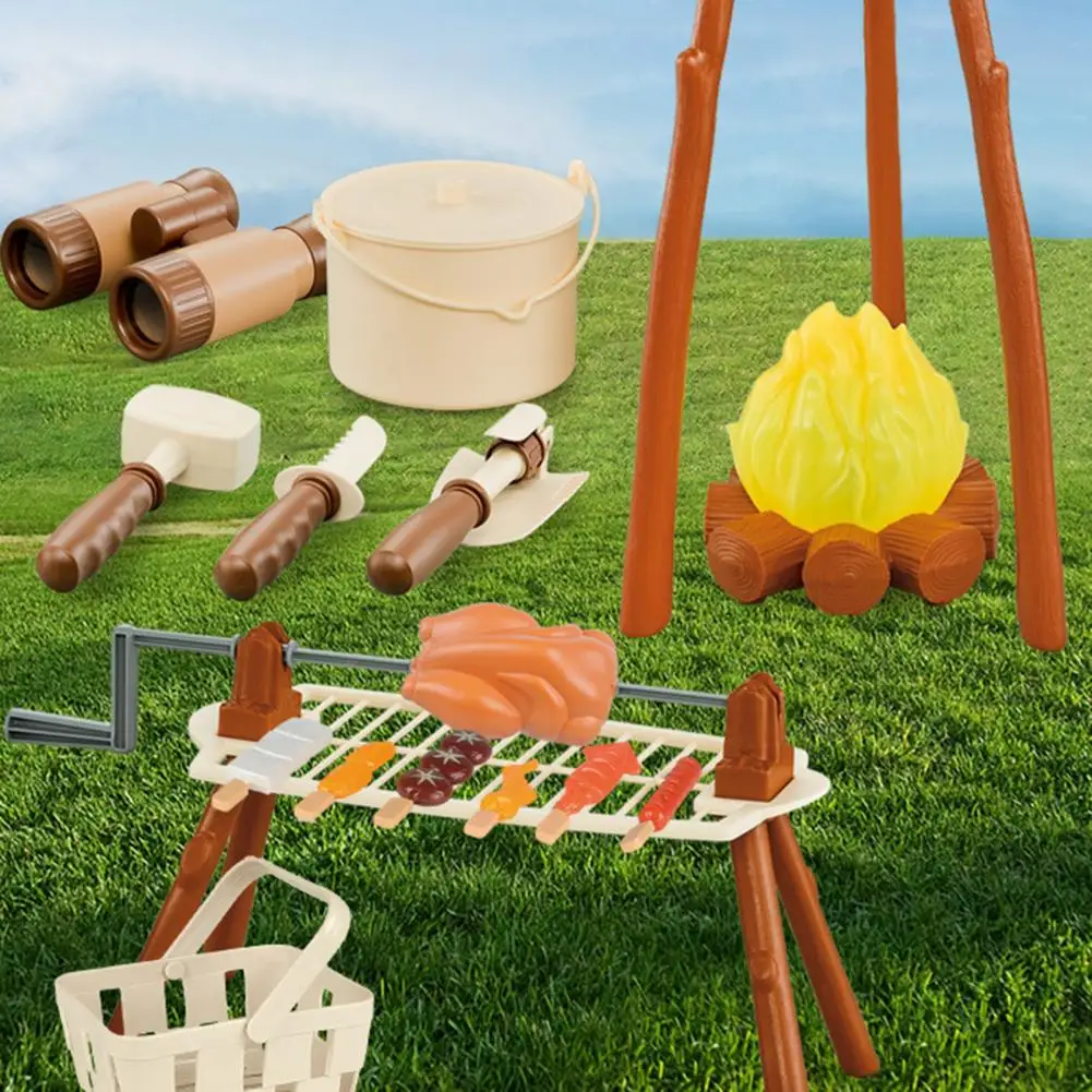 

Kids Nature Exploration Kit Children's Outdoor Explorer Adventure Kit with Mini Binoculars Compass Whistle Magnifying for Nature