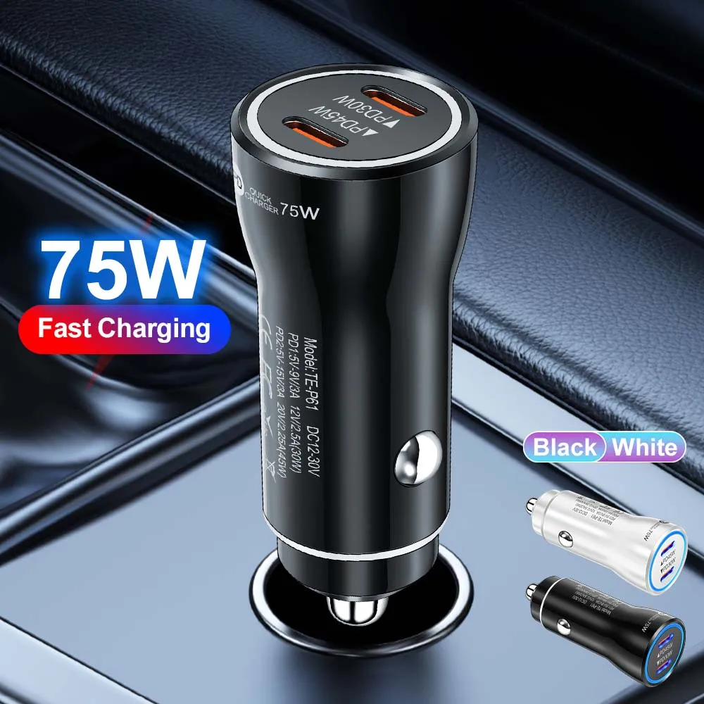 75W 2-Port Usb C Ca…